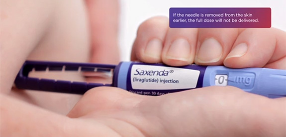 GLP1注射（サクセンダ） 使用方法